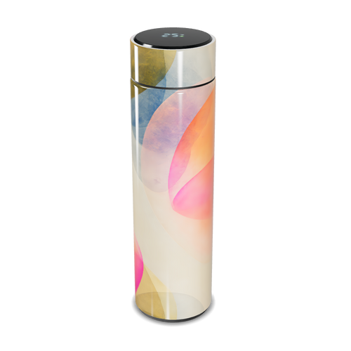 Garrafa Térmica Touch - Abstrata Multicolorida