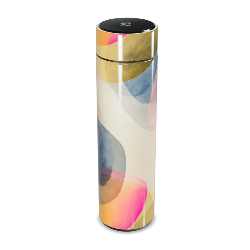 Garrafa Térmica Touch - Abstrata Multicolorida