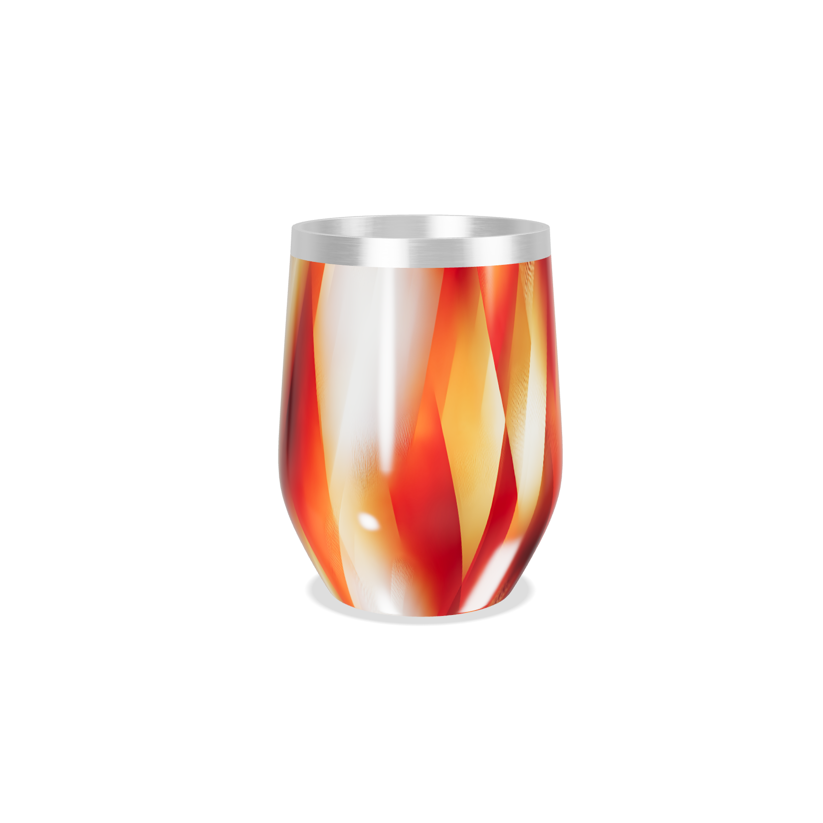 Copo Térmico Slim - Estampa Laranja Aço Inox