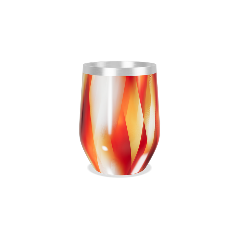 Copo Térmico Slim - Estampa Laranja Aço Inox