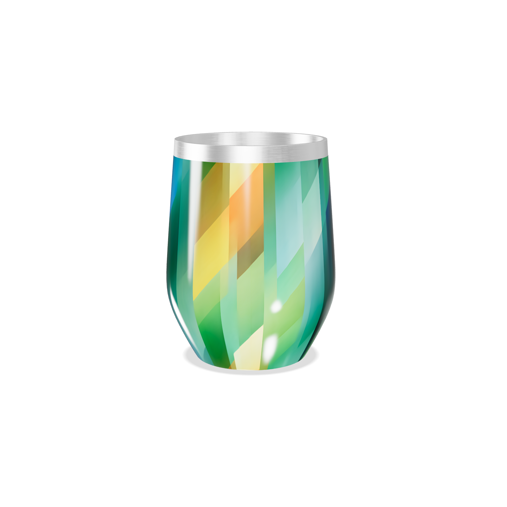 Copo Térmico Slim - Multicolorido Aço Inox