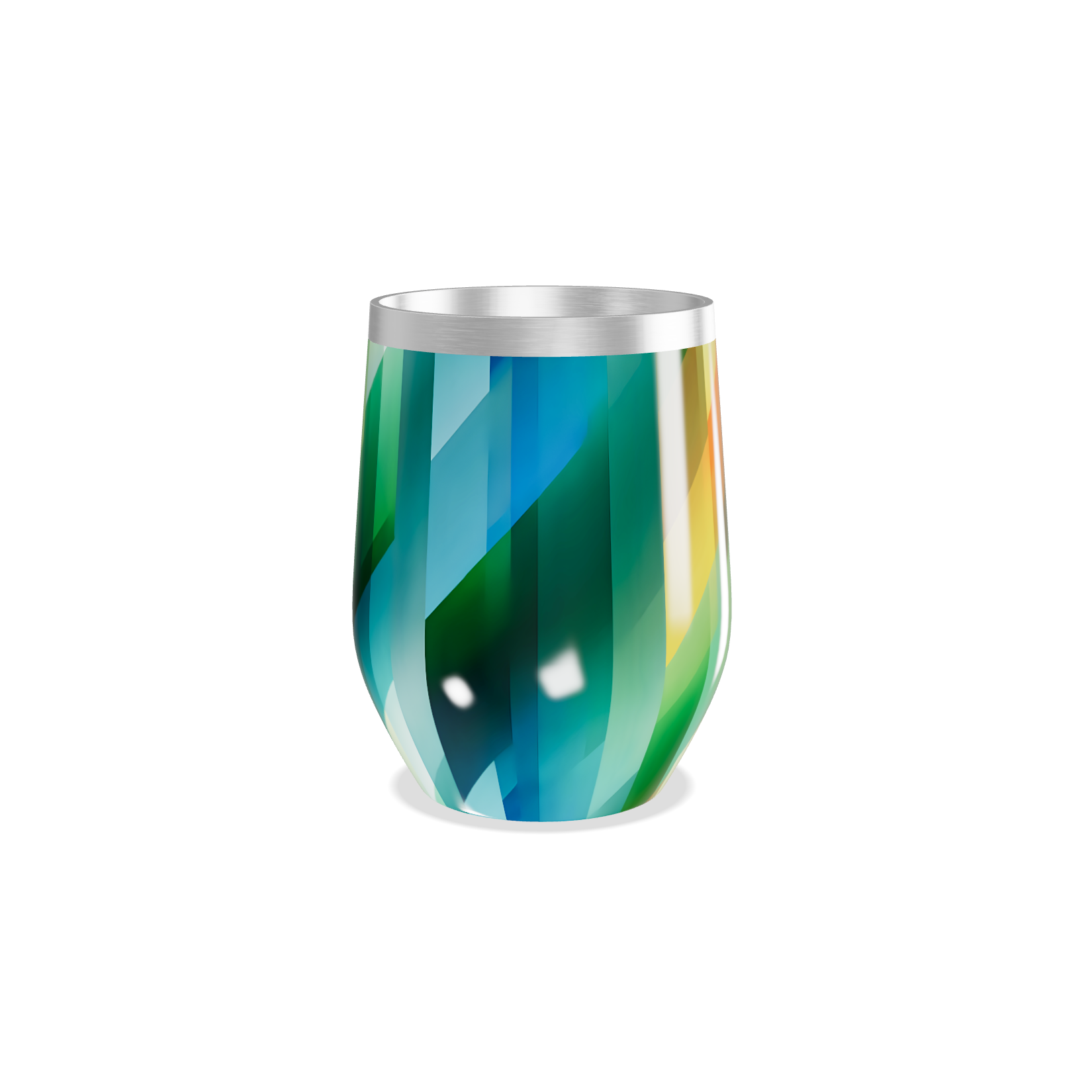 Copo Térmico Slim - Multicolorido Aço Inox