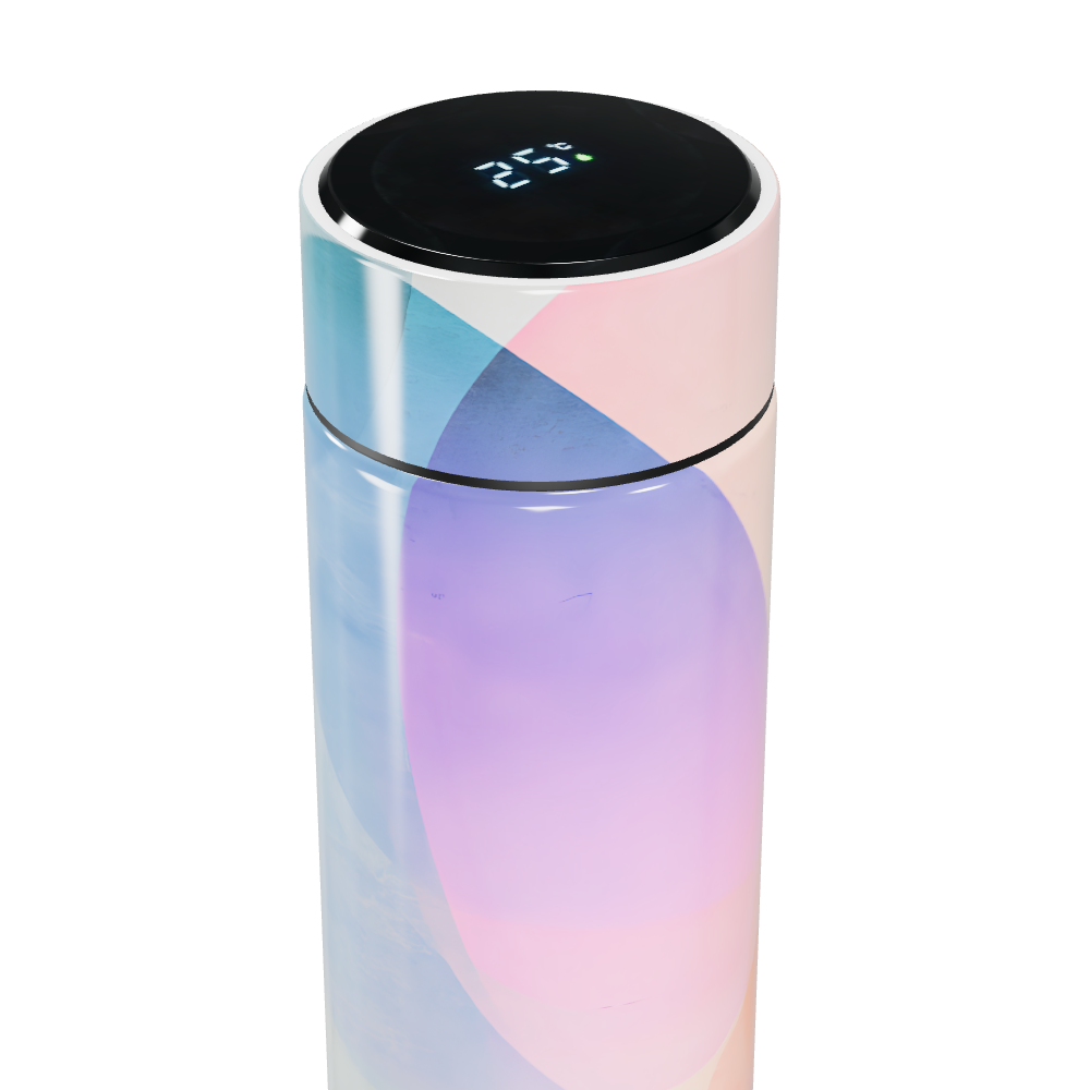 Garrafa Térmica Touch - Degradê Colorido Digital