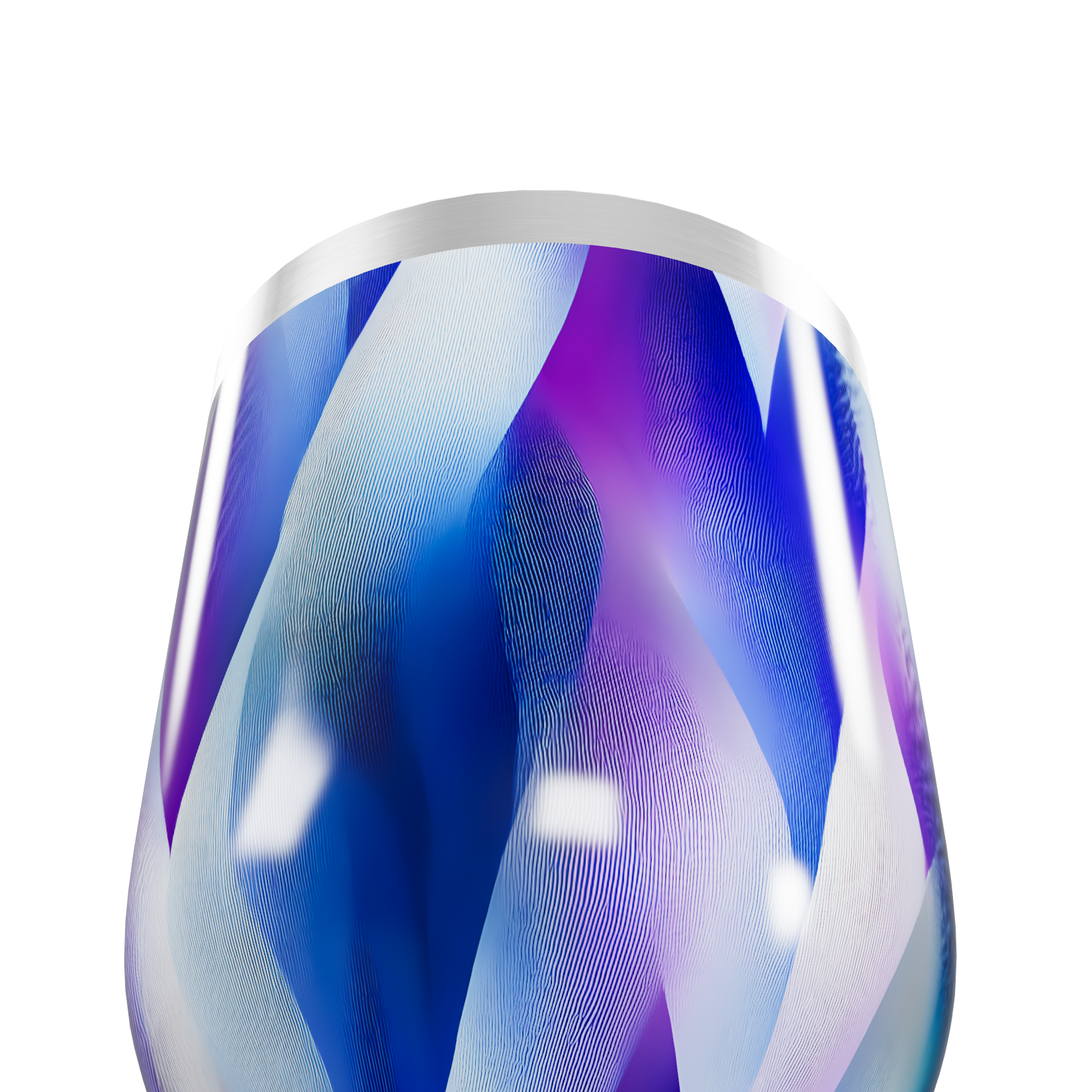 Copo Térmico Slim - Azul e Roxo Metalizado