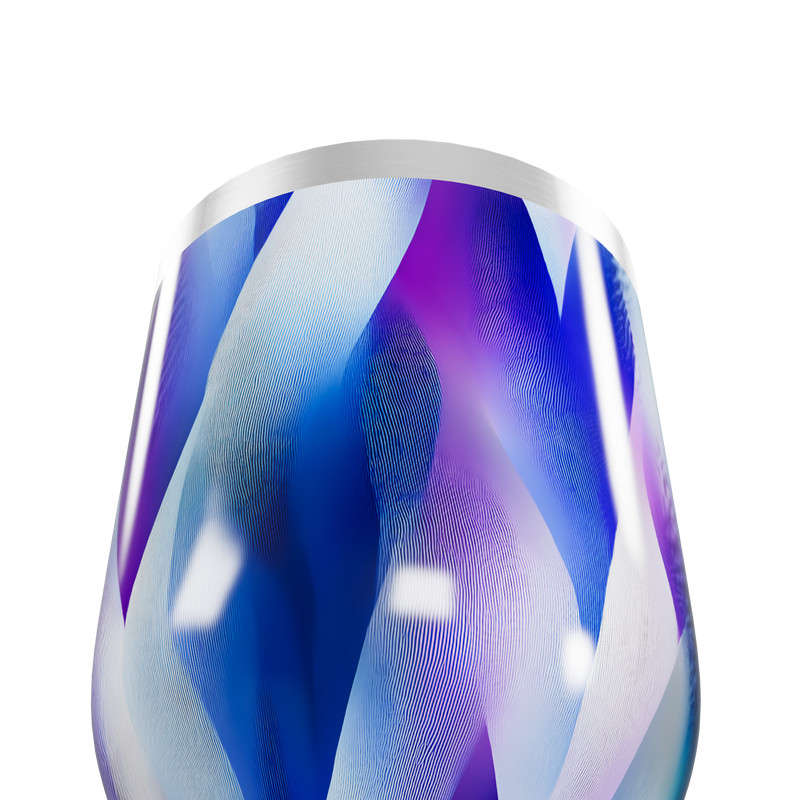 Copo Térmico Slim - Azul e Roxo Metalizado