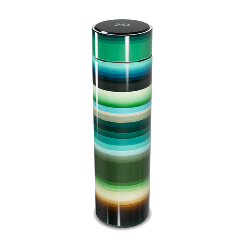 Garrafa Térmica Touch Listrada Colorida