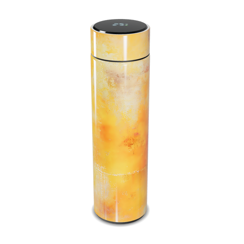 Garrafa Térmica Touch - Amarela com Display Digital