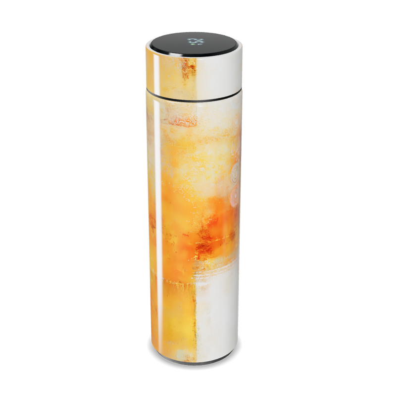 Garrafa Térmica Touch - Amarela com Display Digital