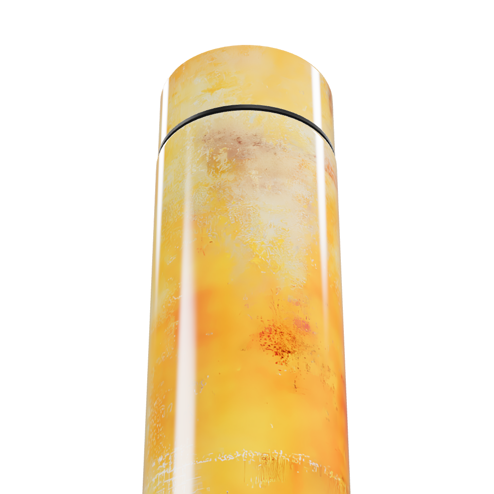 Garrafa Térmica Touch - Amarela com Display Digital