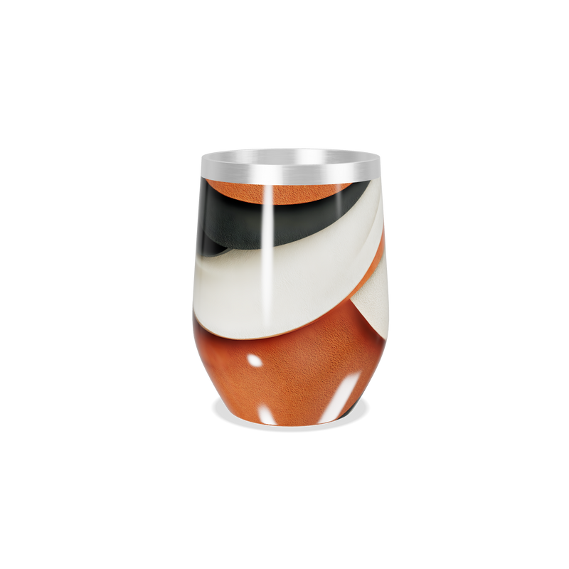 Copo Térmico Slim - Colorido Abstrato Inox