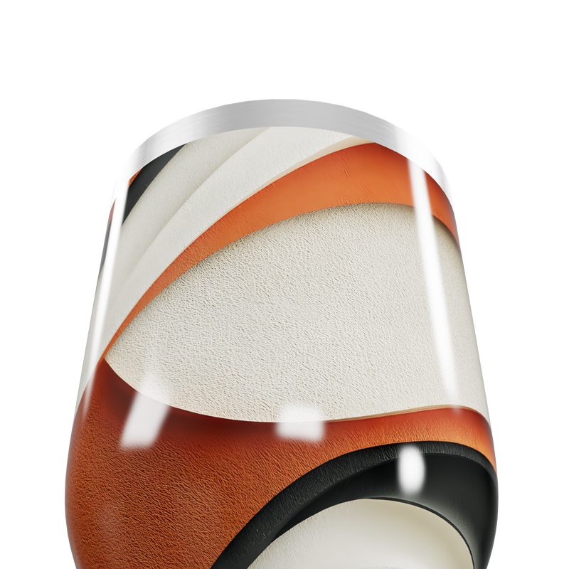 Copo Térmico Slim - Colorido Abstrato Inox