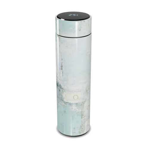 Garrafa Térmica Touch - Branco Digital Inox