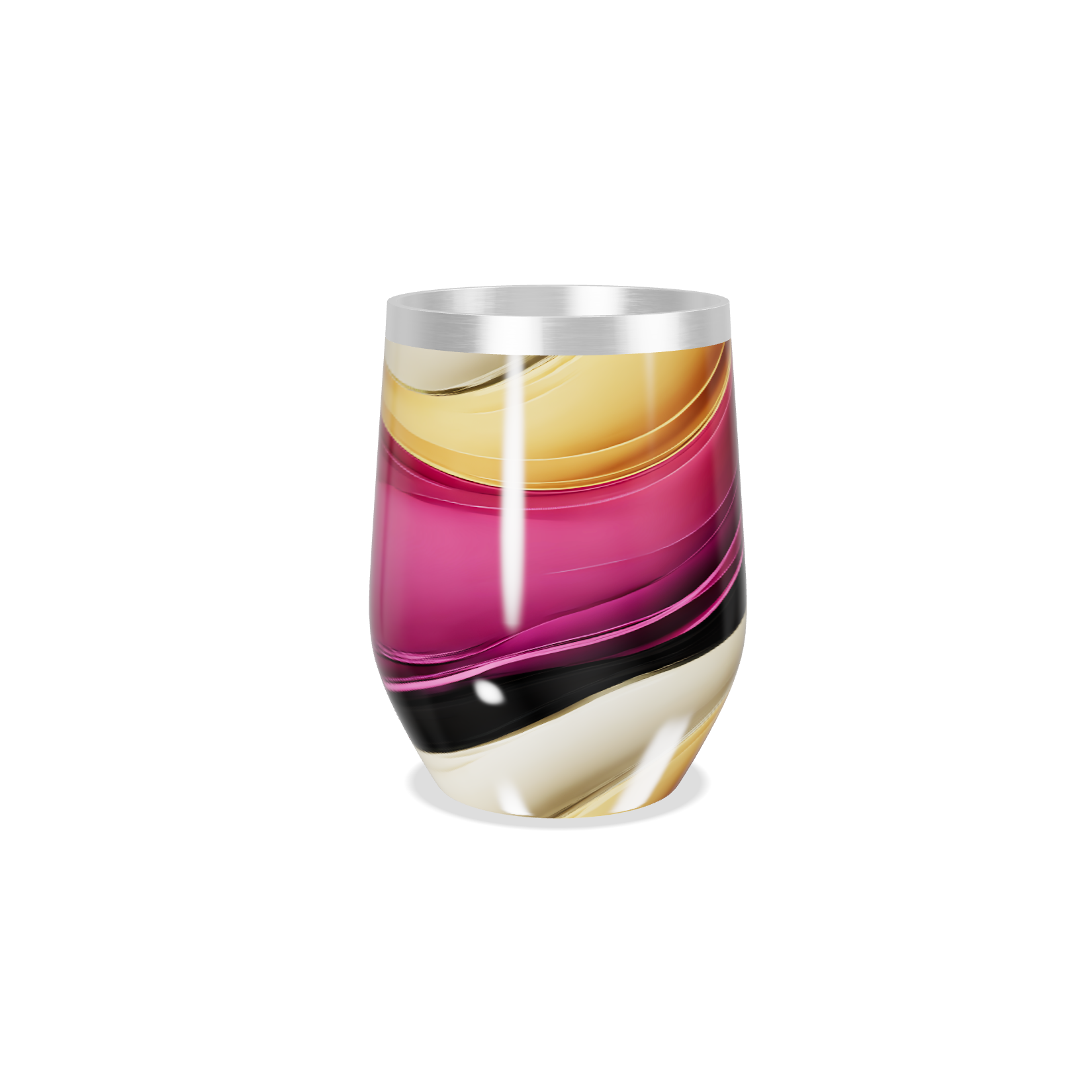 Copo Térmico Slim - Colorido com Listras