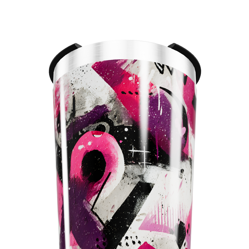 Copo Térmico - Arte Abstrata Colorida