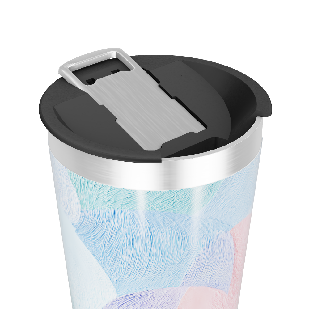 Copo Térmico - Estampa Cores Pastel