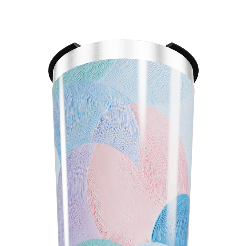 Copo Térmico - Estampa Cores Pastel