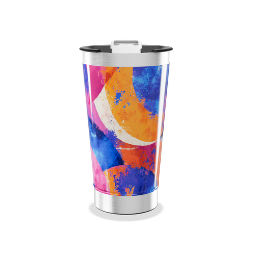 Copo Térmico - Estampa Colorida Aço Inox