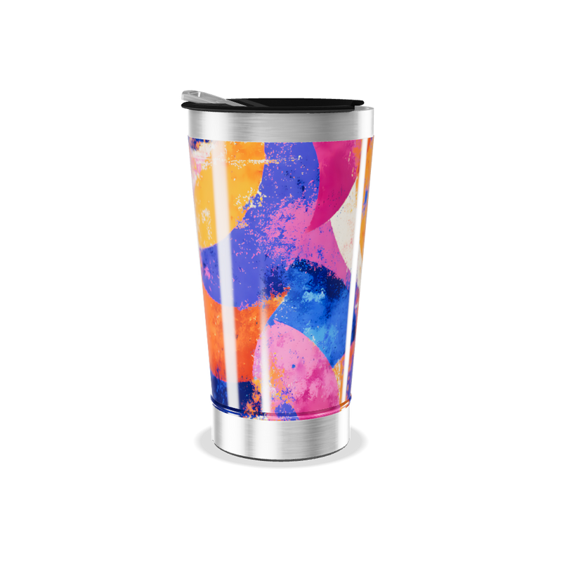 Copo Térmico - Estampa Colorida Aço Inox