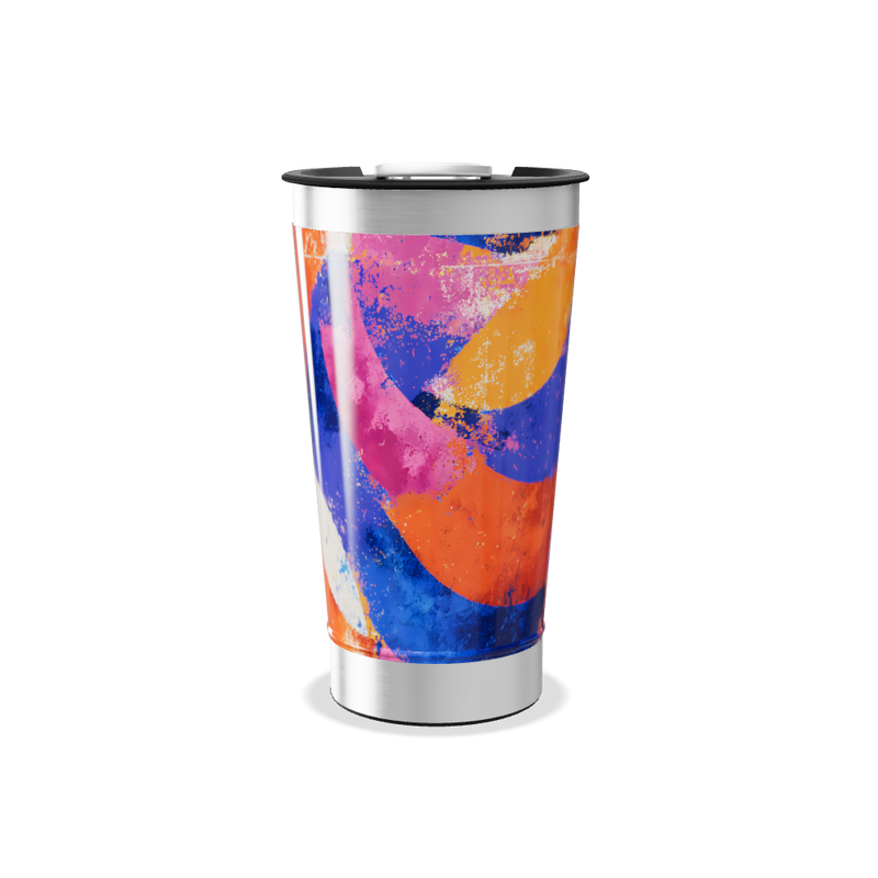 Copo Térmico - Estampa Colorida Aço Inox