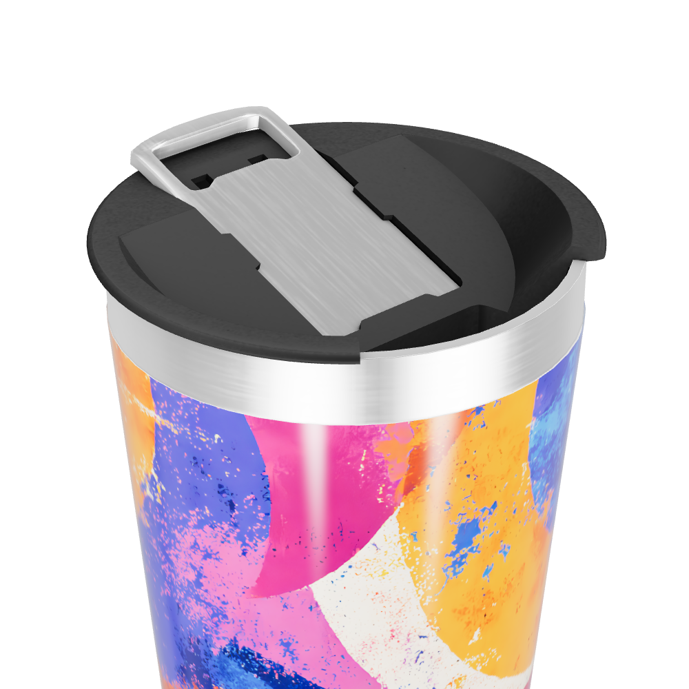 Copo Térmico - Estampa Colorida Aço Inox