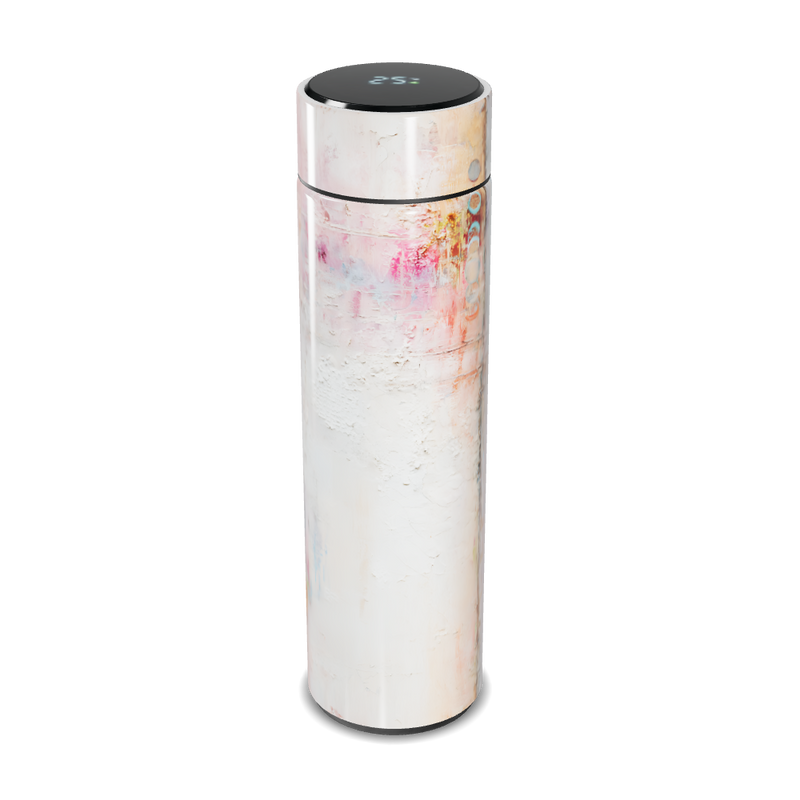 Garrafa Térmica Touch - Branco Artístico Inox