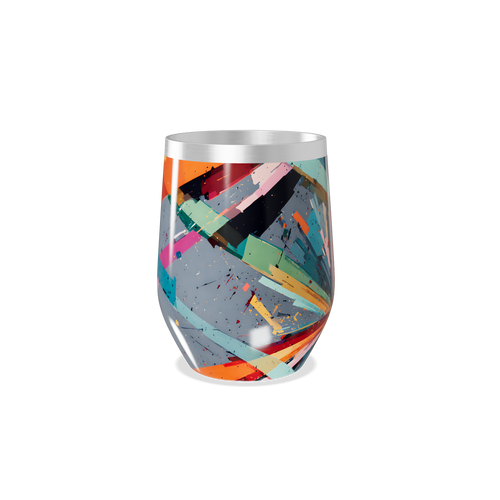 Copo Térmico Slim - Multicolorido Abstrato