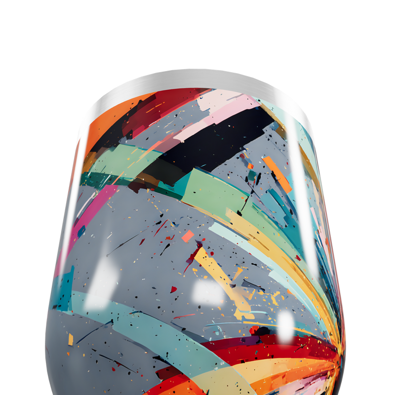 Copo Térmico Slim - Multicolorido Abstrato