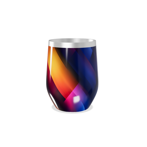 Copo Térmico Slim - Colorido com Listras