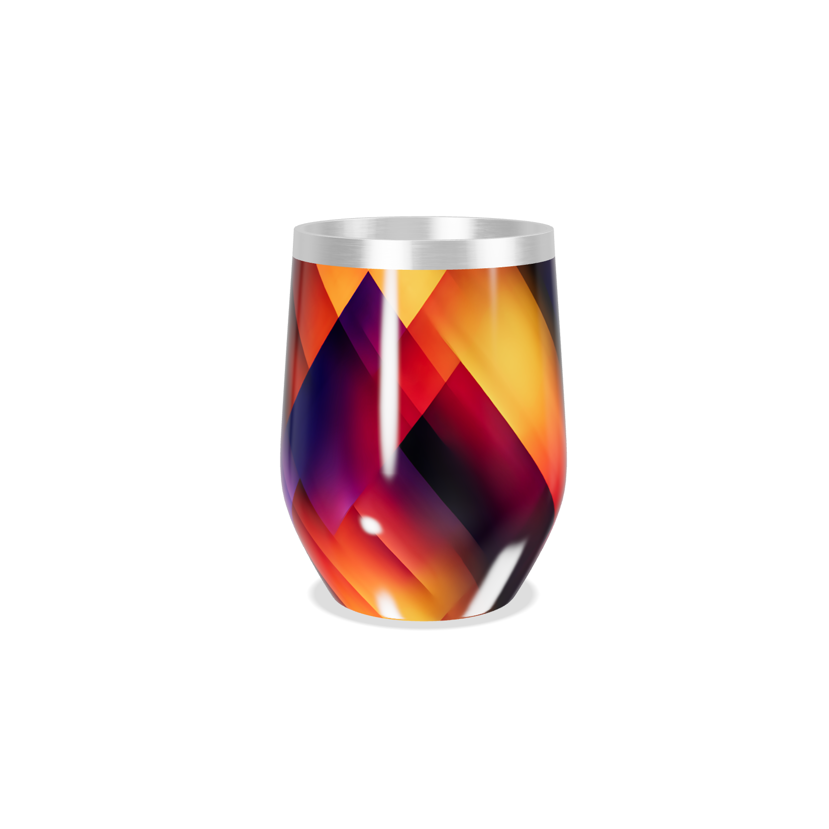 Copo Térmico Slim - Colorido com Listras