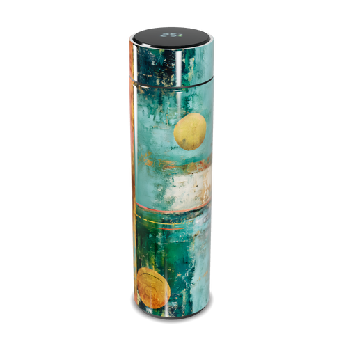 Garrafa Térmica Touch - Estampa Abstrata Colorida