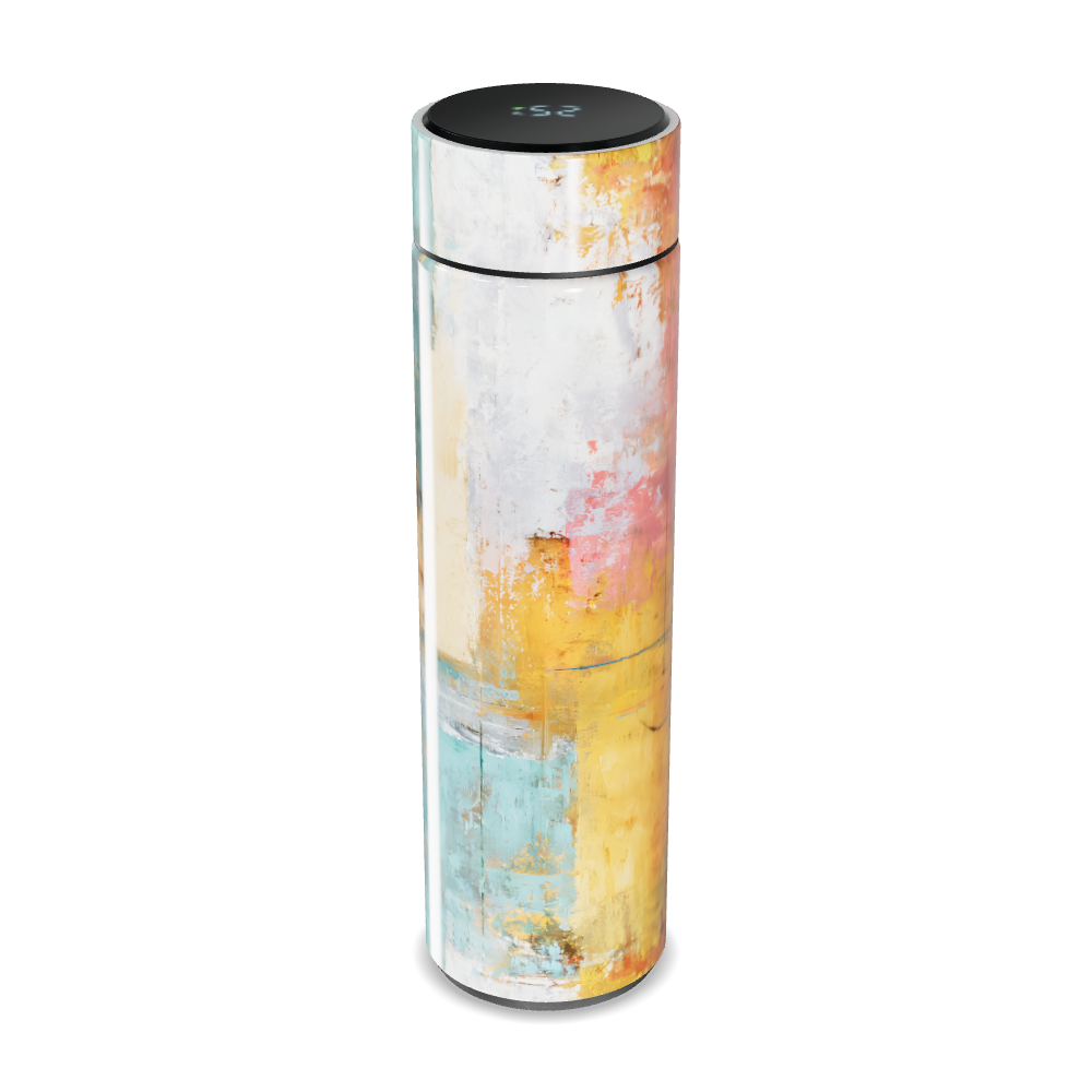 Garrafa Térmica Touch - Estampa Abstrata Colorida