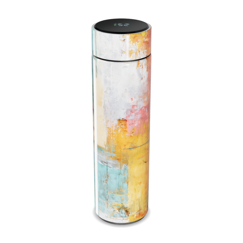 Garrafa Térmica Touch - Estampa Abstrata Colorida