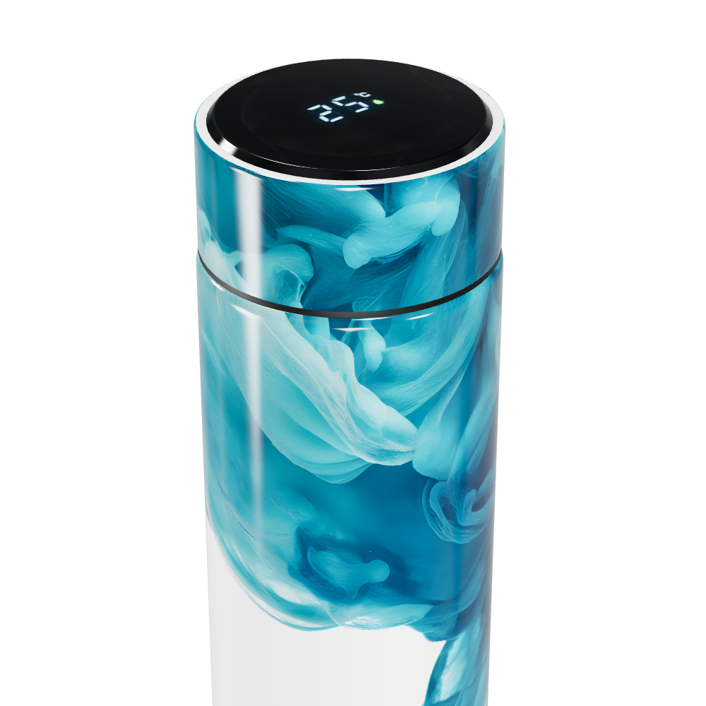 Garrafa Térmica Touch - Azul Estampada Digital