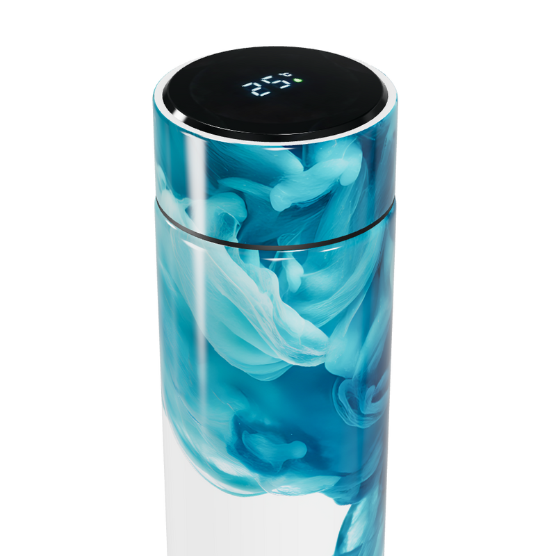 Garrafa Térmica Touch - Azul Estampada Digital