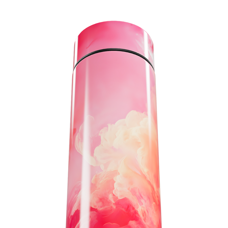 Garrafa Térmica Touch - Rosa Impressão Nuvem