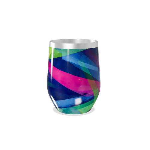 Copo Térmico Slim - Colorido com Listras