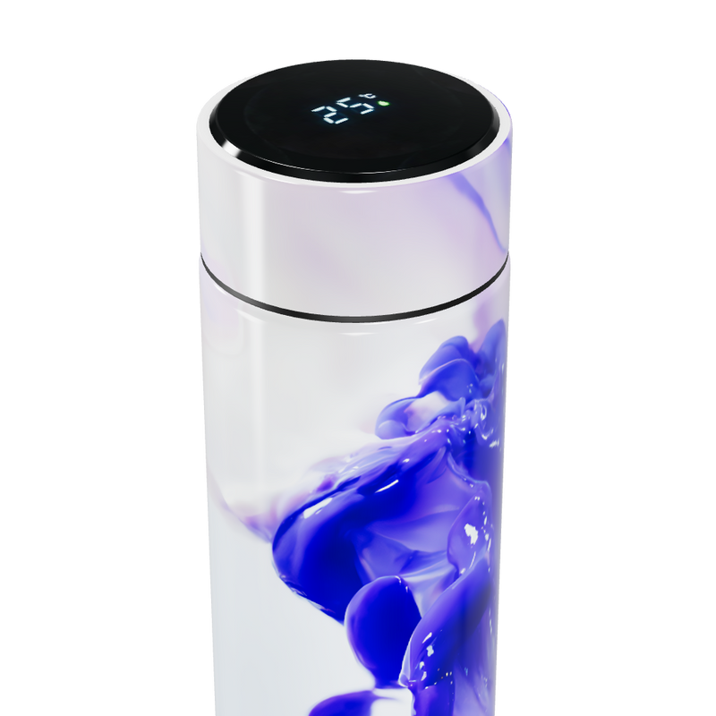 Garrafa Térmica Touch - Estampa Azul Digital