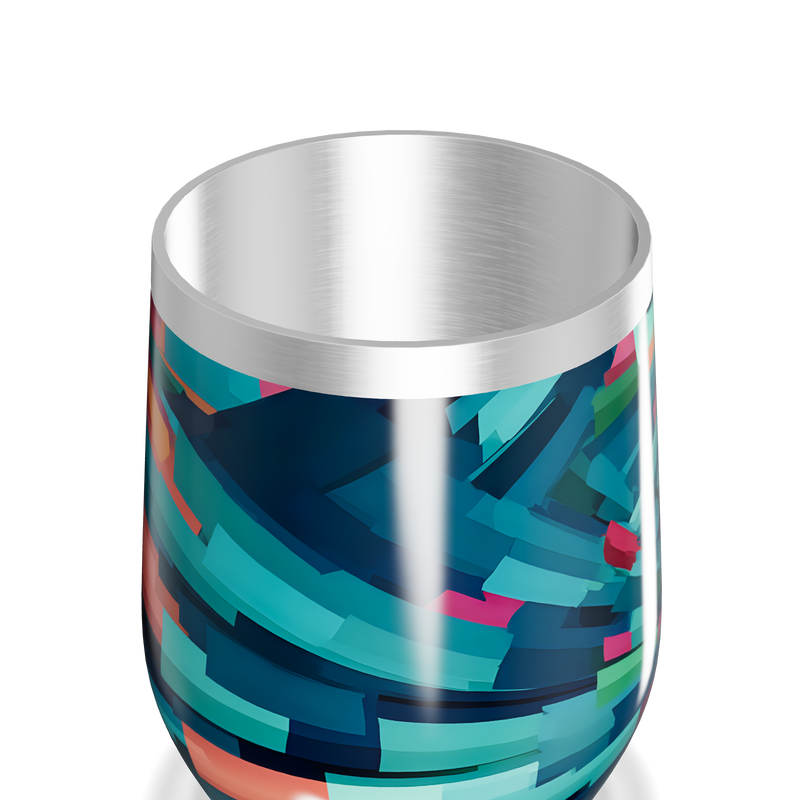 Copo Térmico Slim - Estampa Colorida Aço Inox