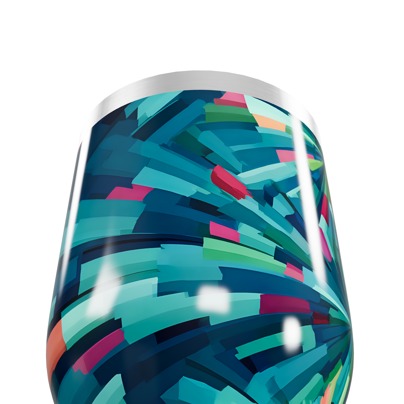 Copo Térmico Slim - Estampa Colorida Aço Inox