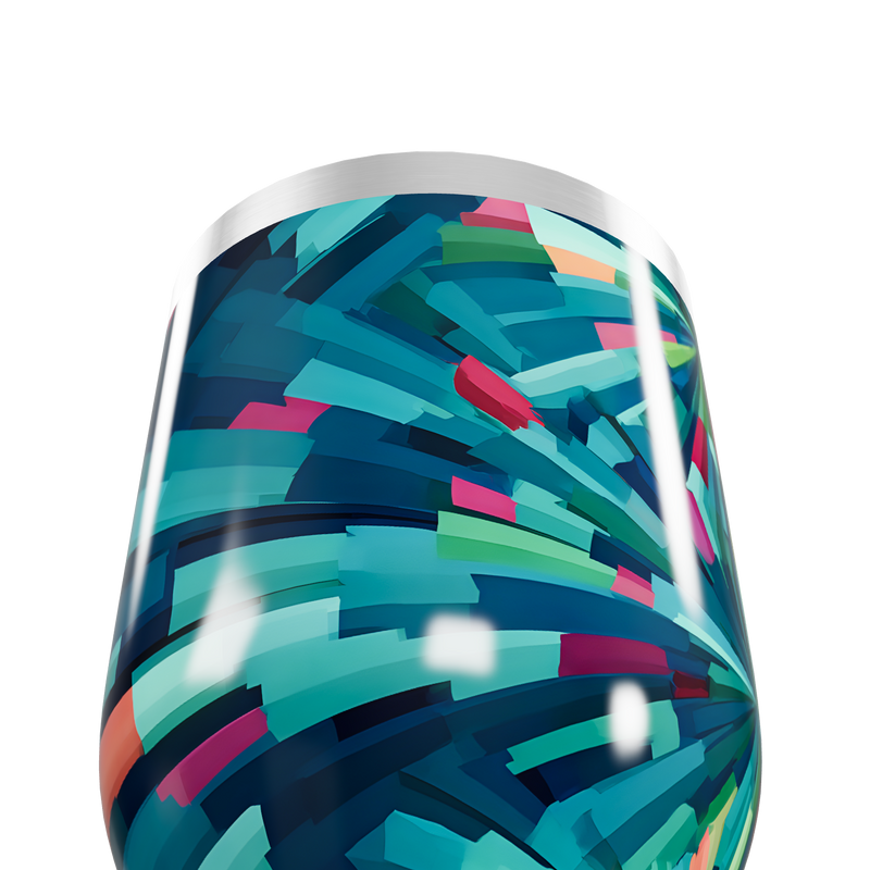 Copo Térmico Slim - Estampa Colorida Aço Inox