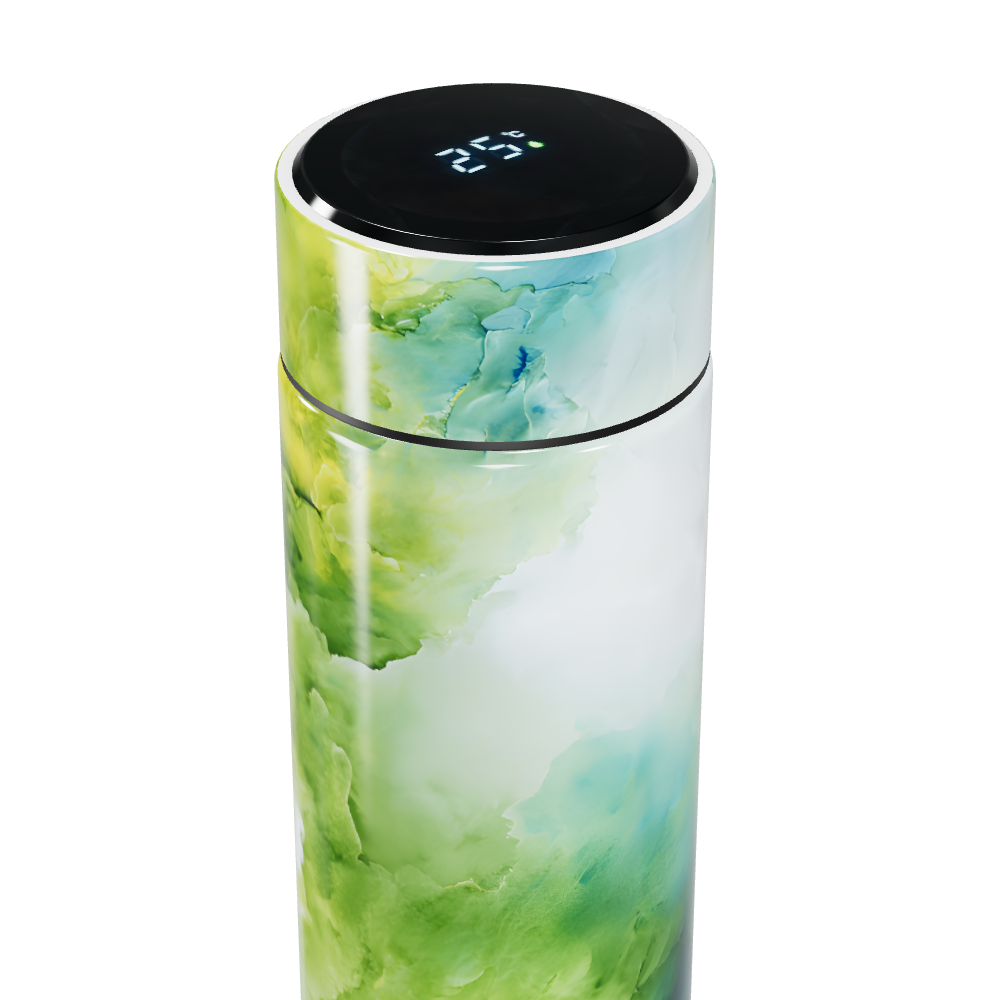 Garrafa Térmica Touch - Estampa Aquarela