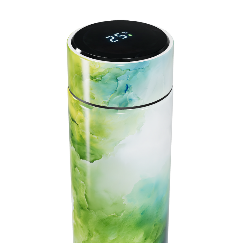 Garrafa Térmica Touch - Estampa Aquarela