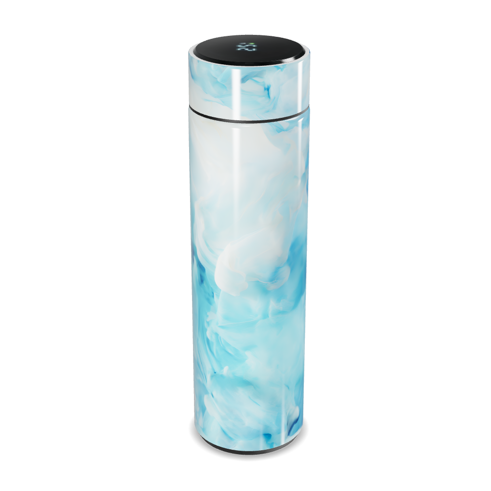 Garrafa Térmica Touch - Azul Marmorizada