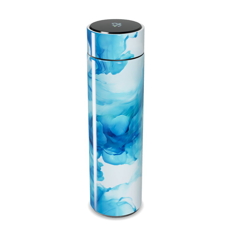 Garrafa Térmica Touch - Azul Marmorizada