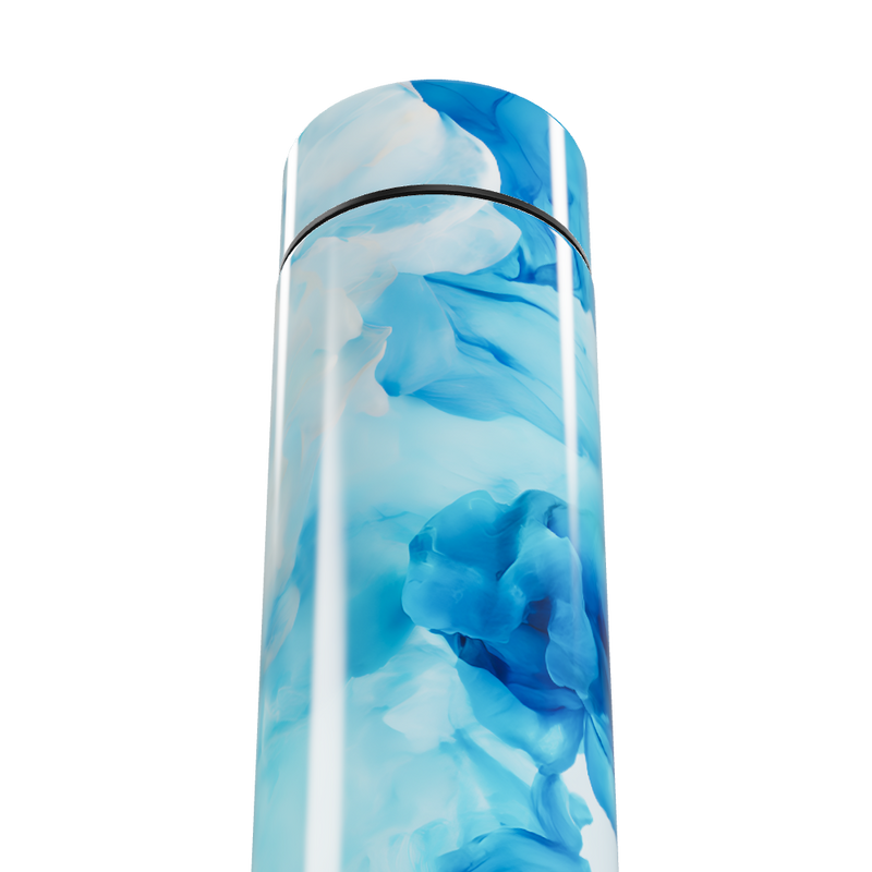 Garrafa Térmica Touch - Azul Marmorizada