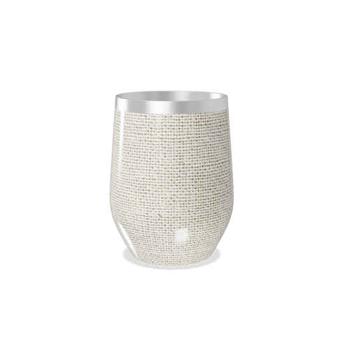 Copo Térmico Slim - Linho Bege Aço Inox