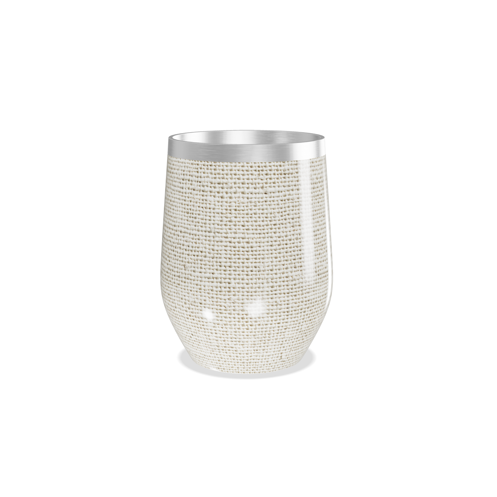 Copo Térmico Slim - Linho Bege Aço Inox