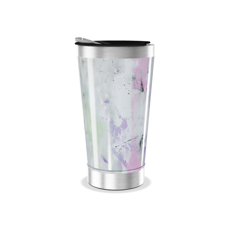 Copo Térmico - Estampa Aquarela Pastel