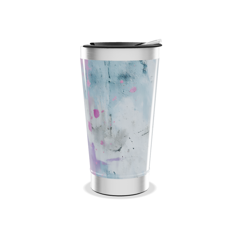 Copo Térmico - Estampa Aquarela Pastel