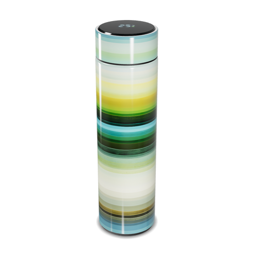 Garrafa Térmica Touch - Listras Coloridas